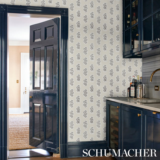 ELSA Sandstone by Schumacher Whimsical Snake Wallpaper – Schumacher 5014811