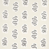 ELSA Sandstone wallpaper by Schumacher featuring a whimsical snake motif on a neutral background, shown in various interior settings.