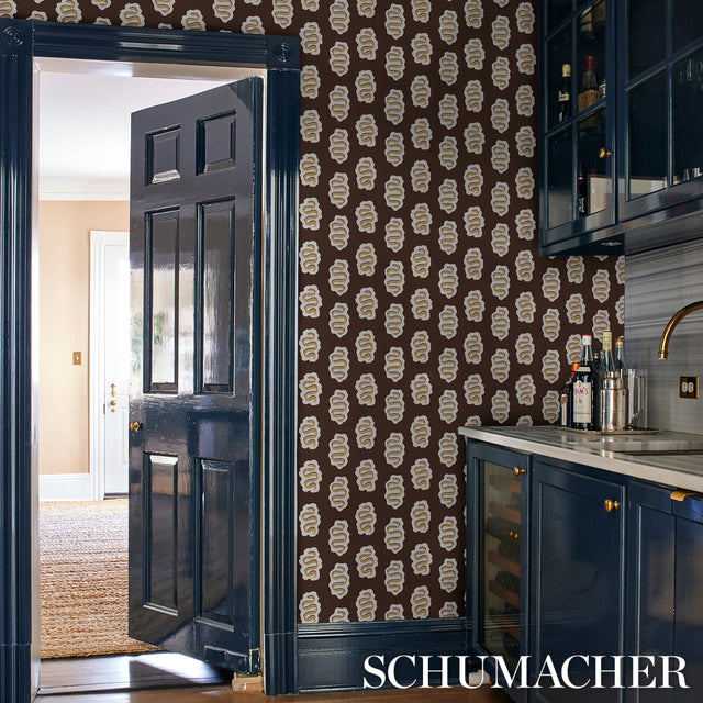 ELSA Amber by Schumacher REGINE Collection Designer Wallpaper – 5014812