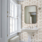 Georgia Wildflowers Neutral by Schumacher Folly Cove Botanical Wallpaper – Schumacher 5014821