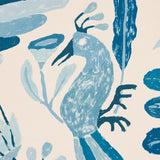 Canopy Blue Birds by Abel Macias Playful Blue Bird Wallpaper – Schumacher 5014830