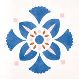 Willard House Stencil Blue by Schumacher Botanical Stripe Wallpaper – Schumacher 5014840