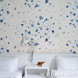 Fairfarren Clean Blue by Backdrop Abstract Painterly Wallpaper – Schumacher 5014884