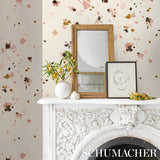 Fairfarren Warm Pink by Backdrop Abstract Wallpaper – Schumacher 5014885