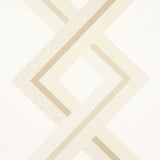 Mah Jong Light Ivory Lattice Wallpaper by Neisha Crosland – Schumacher 5014930