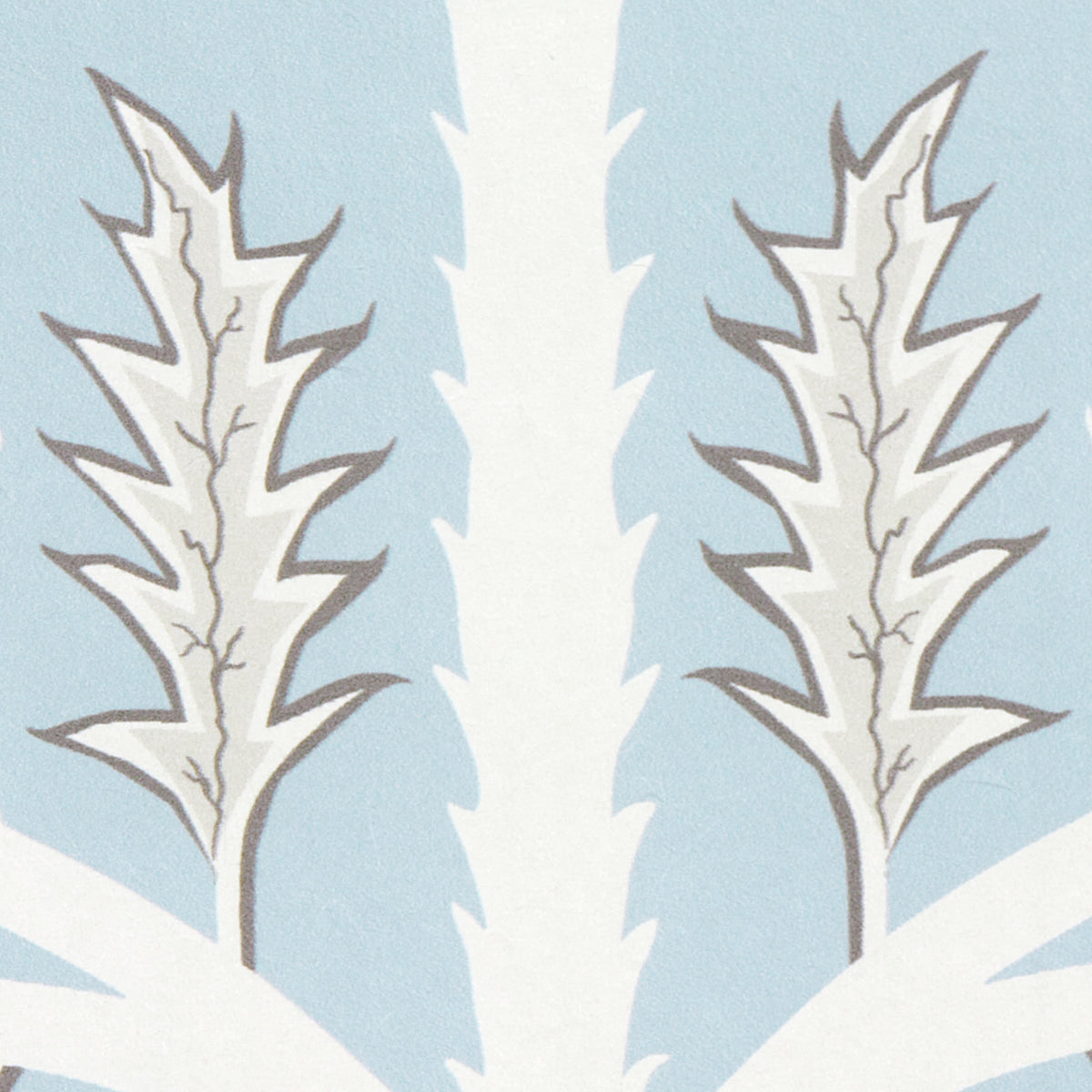 Thistle Mineral by Neisha Crosland Botanical Wallpaper – Schumacher 5014950
