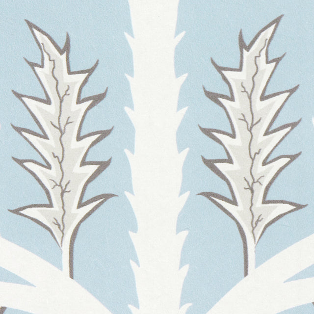 Thistle Mineral by Neisha Crosland Botanical Wallpaper – Schumacher 5014950