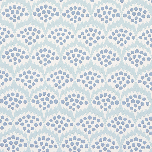 Pollen Delft by Neisha Crosland Abstract Floral Wallpaper – Schumacher 5014961