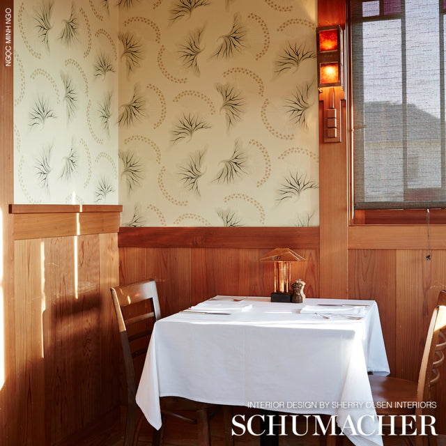 Anemone Black & White by Neisha Crosland Modern Botanical Wallpaper – Schumacher 5014970