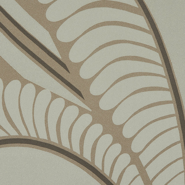 Banana Leaf Tobacco by Neisha Crosland Modern Botanical Wallpaper – Schumacher 5014980