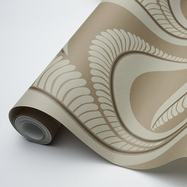 Banana Leaf Tobacco by Neisha Crosland Modern Botanical Wallpaper – Schumacher 5014980