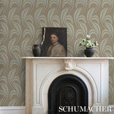 Banana Leaf Tobacco by Neisha Crosland Modern Botanical Wallpaper – Schumacher 5014980