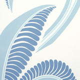 Banana Leaf China Blue by Neisha Crosland Botanical Wallpaper – Schumacher 5014982