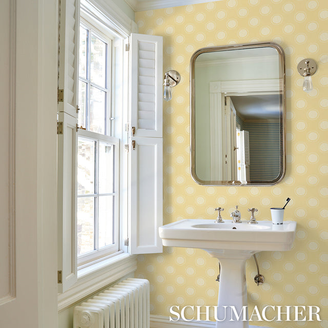 Watermark Corn by Neisha Crosland Geometric Wallpaper – Schumacher 5015011
