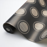Watermark Black & White by Neisha Crosland Modern Geometric Wallpaper – Schumacher 5015012