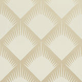 Maize Soft Gold by Neisha Crosland Geometric Trellis Wallpaper – Schumacher 5015041