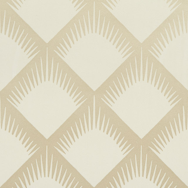 Maize Soft Gold by Neisha Crosland Geometric Trellis Wallpaper – Schumacher 5015041