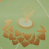 Merlin Plough Green by Neisha Crosland Art Deco Floral Wallpaper – Schumacher 5015051
