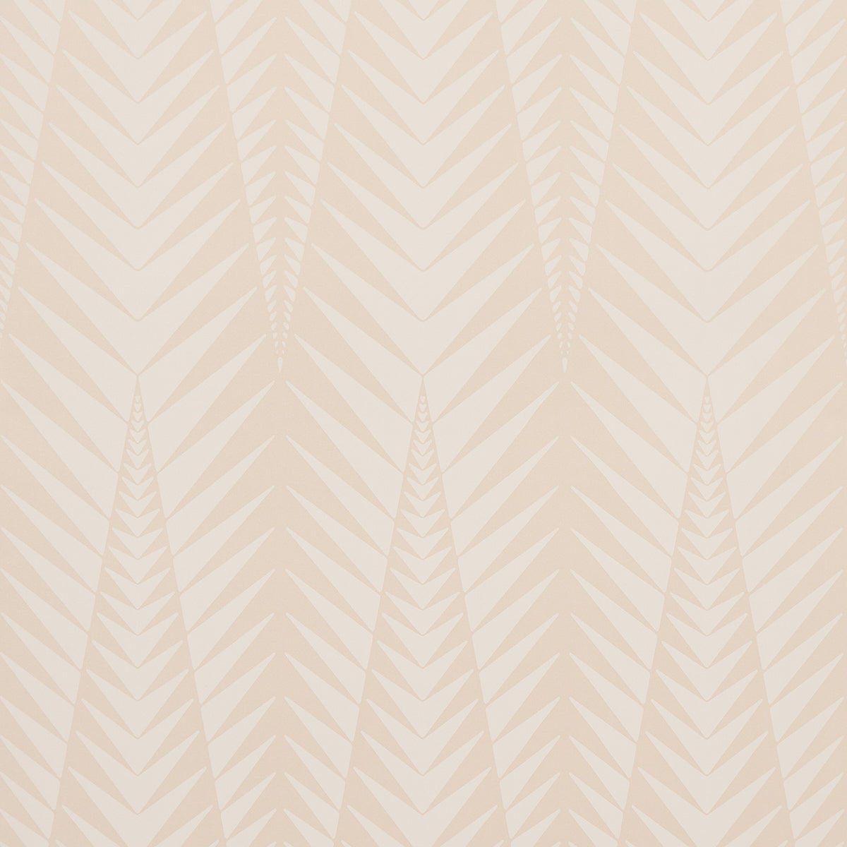 Zebra wallpaper in Stone White by Neisha Crosland for Schumacher, featuring a modern abstract animal pattern in a neutral palette.