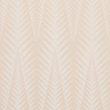 Zebra wallpaper in Stone White by Neisha Crosland for Schumacher, featuring a modern abstract animal pattern in a neutral palette.
