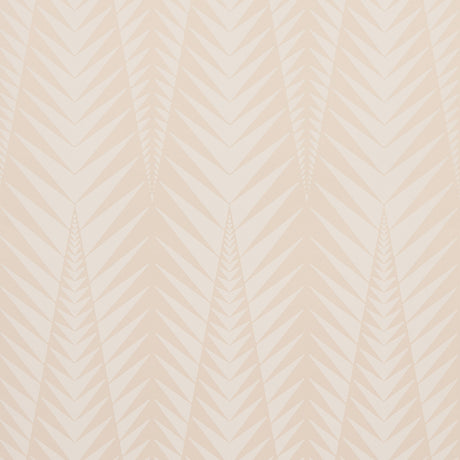 Zebra wallpaper in Stone White by Neisha Crosland for Schumacher, featuring a modern abstract animal pattern in a neutral palette.
