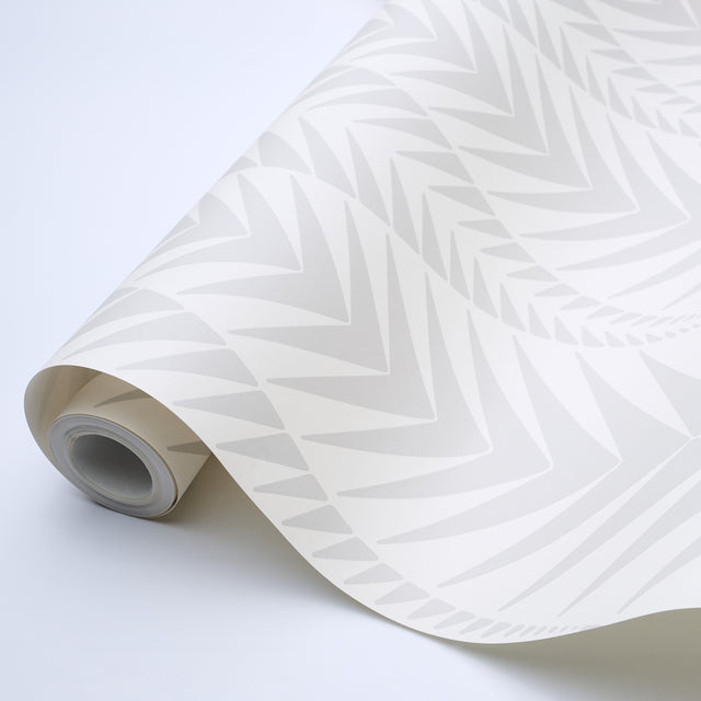 Zebra Dove Grey by Neisha Crosland Modern Abstract Animal Wallpaper – Schumacher 5015062