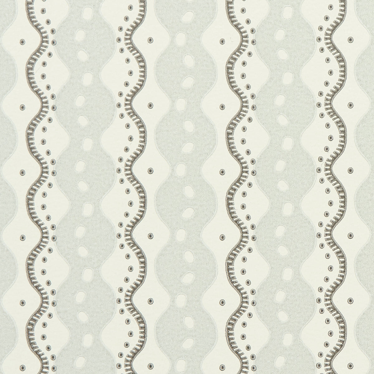 Centipede Stripe Pumice by Neisha Crosland Designer Wallpaper – Schumacher 5015071