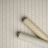 Centipede Stripe Pumice by Neisha Crosland Designer Wallpaper – Schumacher 5015071