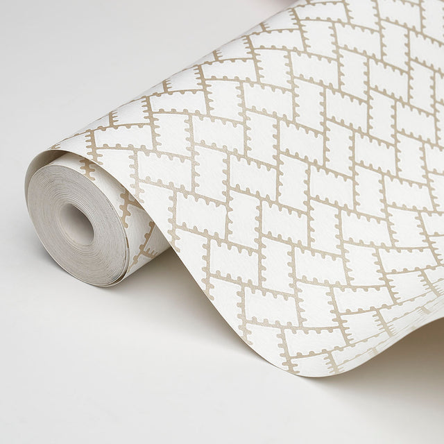 Parterre Silver by Neisha Crosland Geometric Wallpaper – Schumacher 5015081