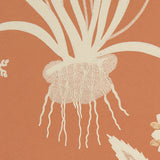 Culpeper Ox Orange Botanical Wallpaper by Neisha Crosland – Schumacher 5015090