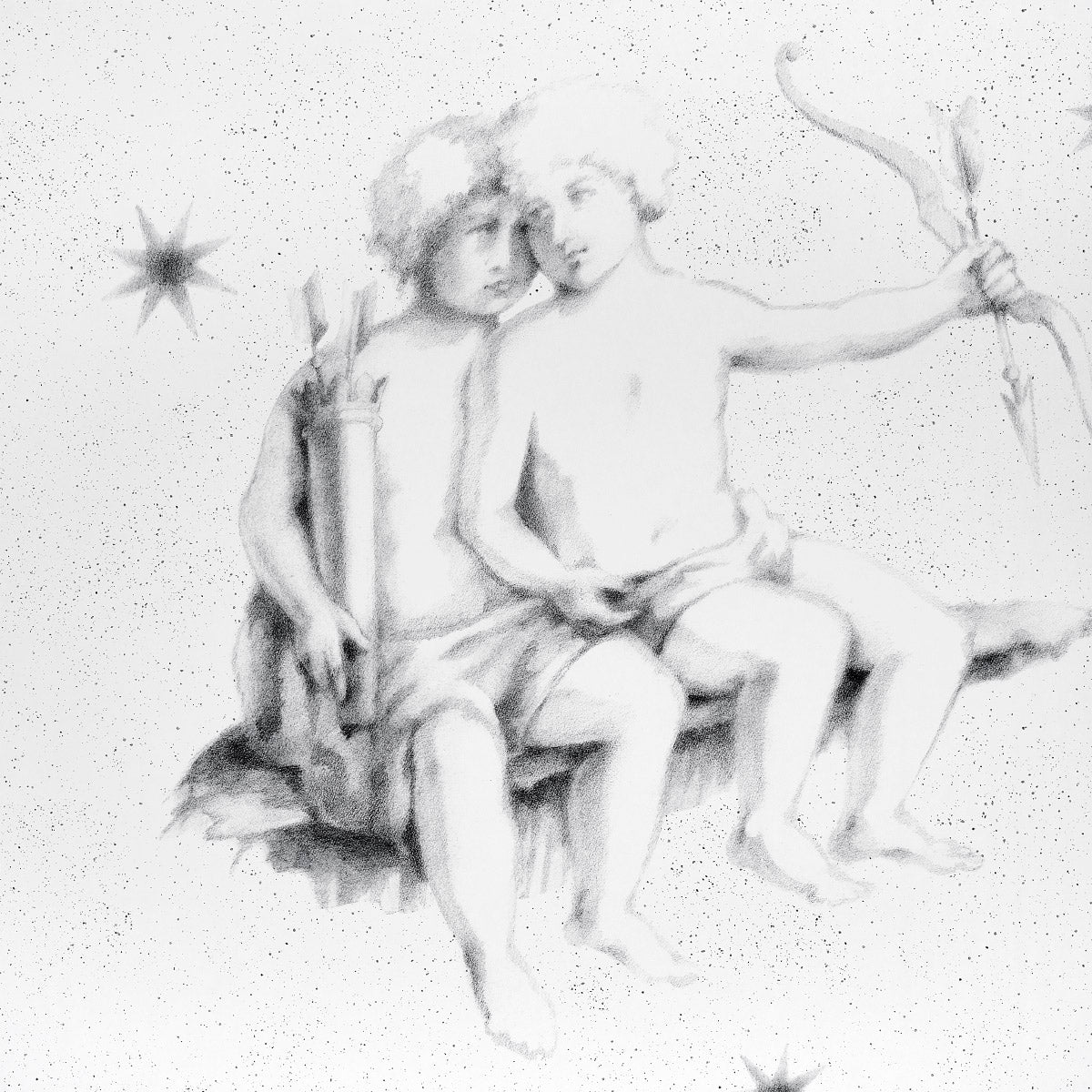 Pilar Panel Set Grisaille by Charlap Hyman & Herrero Astrological Mural Wallpaper – Schumacher 5015110