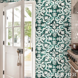 Azulejos Emerald by Mary McDonald Designer Wallpaper – Schumacher 5015121