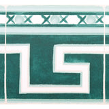 Azulejos Border Emerald by Mary McDonald Schumacher Wallpaper Border – Schumacher 5015131