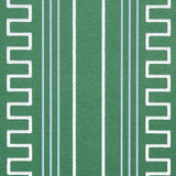 Greco Stripe Green New Black by Mary McDonald Neoclassical Stripe Wallpaper – Schumacher 5015142