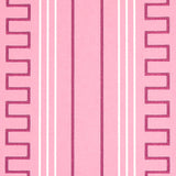 Greco Stripe Pink New Black by Schumacher Mary McDonald Designer Wallpaper – Schumacher 5015144