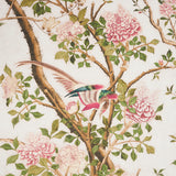 LES OISEAUX PANEL SET Ivory by Mary McDonald Chinoiserie Bird & Floral Wallpaper – Schumacher 5015151