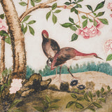 LES OISEAUX PANEL SET Ivory by Mary McDonald Chinoiserie Bird & Floral Wallpaper – Schumacher 5015151