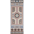 Shell Grotto Panel A wallpaper by Mary McDonald for Schumacher, featuring a classical architectural shell motif in onyx multi colors.