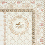 Shell Grotto Panel A Sand by Mary McDonald Classical Shell Wallpaper Panel – Schumacher 5015161