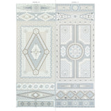 Shell Grotto Panel B Seafoam by Mary McDonald Schumacher Wallpaper Panel – Schumacher 5015165
