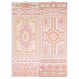 Shell Grotto Panel B Coral by Mary McDonald Hand-Painted Seashell Wallpaper Panel – Schumacher 5015167