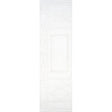 Swedish Manor Panel A by Mary McDonald for Schumacher, white neoclassical panel wallpaper with hand-painted look