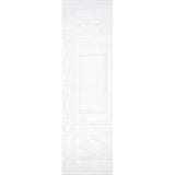 Swedish Manor Panel A by Mary McDonald for Schumacher, white neoclassical panel wallpaper with hand-painted look