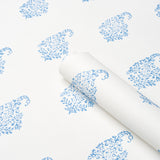 Kerala Paisley II Blue by Schumacher Jacaranda Collection Paisley Wallpaper – Schumacher 5015211