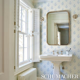 Kerala Paisley II Blue by Schumacher Jacaranda Collection Paisley Wallpaper – Schumacher 5015211