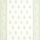 Katsura Stripe II Leaf by Schumacher Classic Floral Stripe Wallpaper – Jacaranda Collection 5015231