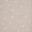 Heavenly Bodies Sand by Backdrop abstract star and cloud wallpaper on uncoated nonwoven material, shown in a modern living room setting.