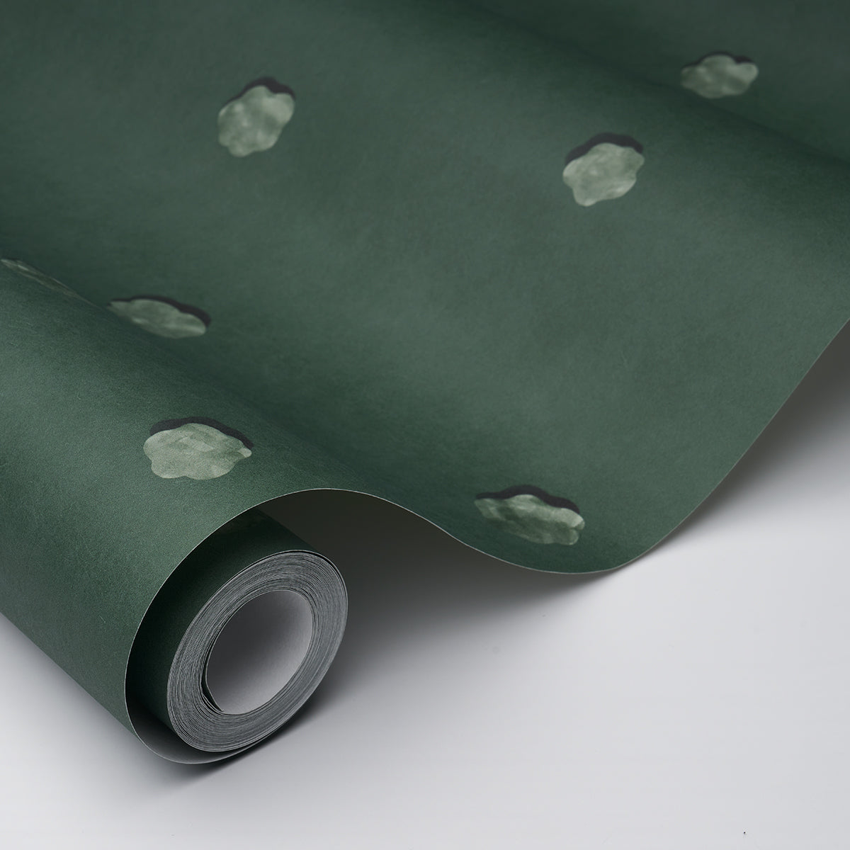 Heavenly Bodies Deep Green by Schumacher Abstract Star Cloud Wallpaper – Schumacher 5015272