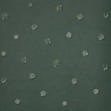 Heavenly Bodies wallpaper in deep green with abstract star and cloud motifs by Schumacher