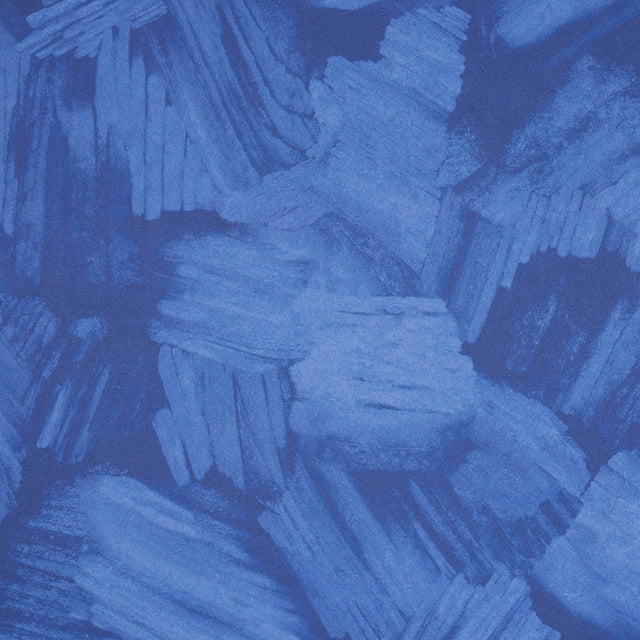 ATMOS Bright Blue by Backdrop Abstract Impressionist Wallpaper – Schumacher 5015280